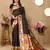 Black Color Faux Banarasi  Silk Saree With Paithani Rich Weaved Pallu And  Blouse