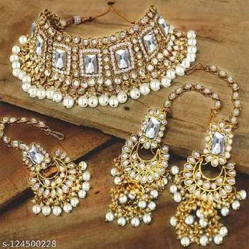 Kundan choker necklace set 1