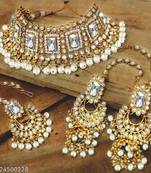 Kundan choker necklace set