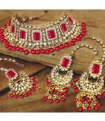 Kundan choker necklace set