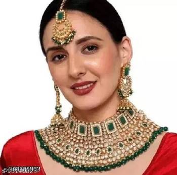 Kundan choker necklace set 2