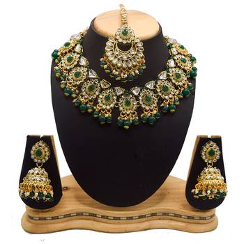 Kundan choker necklace set 2