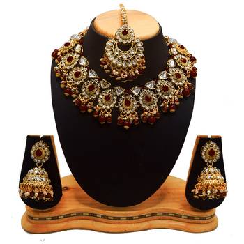 Kundan choker necklace set 1