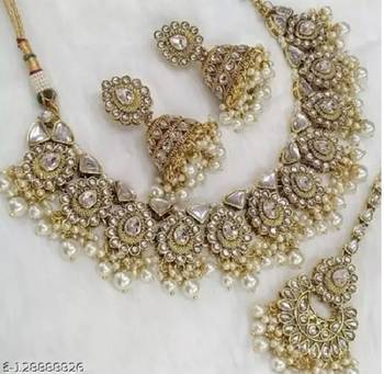 Kundan choker necklace set 1