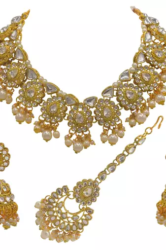 Kundan choker necklace set