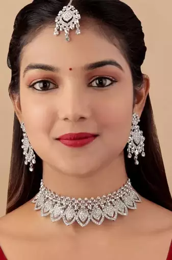Austrian diamond  necklace set