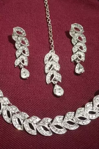 Austrian diamond  necklace set