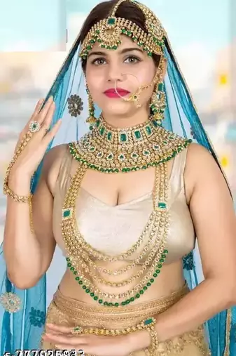 Indian kundan bridal set