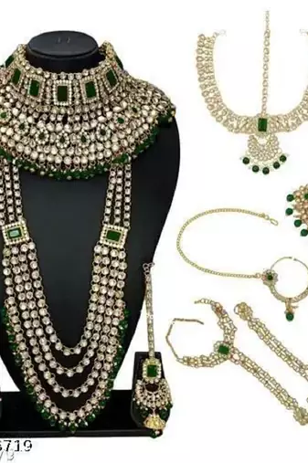 Indian kundan bridal set