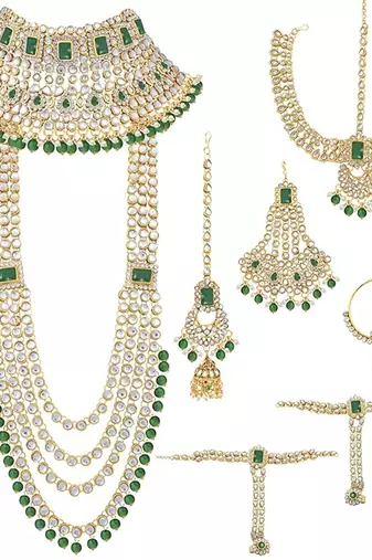 Indian kundan bridal set