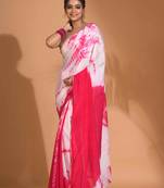Light multicolour tai dai saree