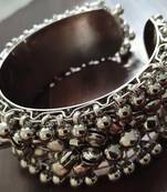 Ghungroo kada cuff navratri bangle ethnic jewelry adjustable kadas bangle for women nav ratri jewellery wraparound cuffs