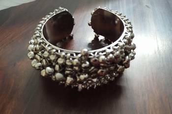 Ghungroo kada cuff navratri bangle ethnic jewelry adjustable kadas bangle for women nav ratri jewellery wraparound cuffs 3