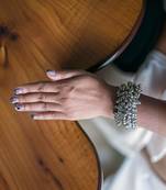 Ghungroo kada cuff navratri bangle ethnic jewelry adjustable kadas bangle for women nav ratri jewellery wraparound cuffs