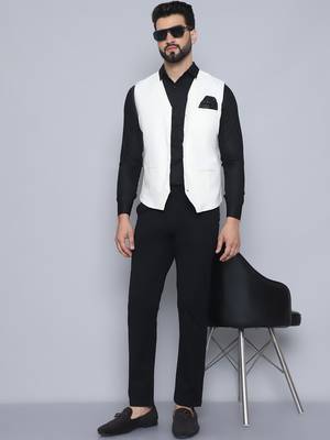 Waistcoat with welt pockets 1