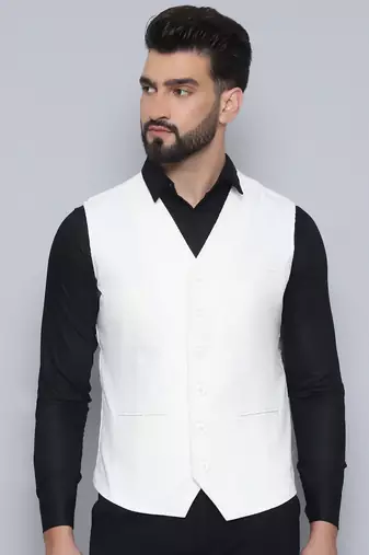 Waistcoat with welt pockets