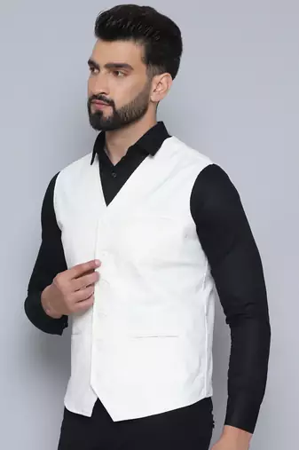 Waistcoat with welt pockets