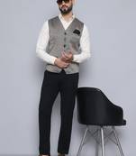 Waistcoat with welt pockets