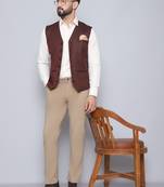 Waistcoat with welt pockets
