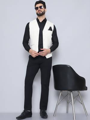 Waistcoat with welt pockets 1