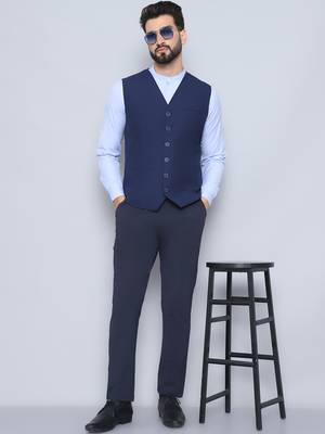 Waistcoat with welt pockets 1