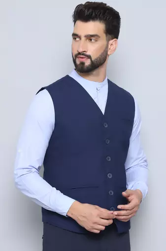 Waistcoat with welt pockets