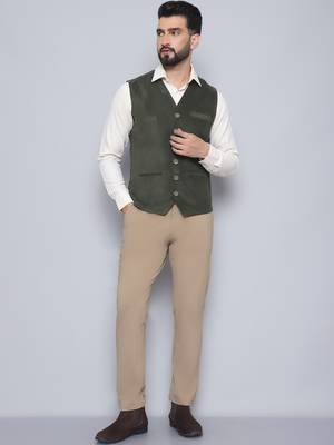 Waistcoat with welt pockets 1