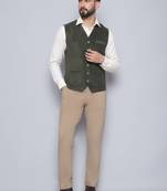 Waistcoat with welt pockets