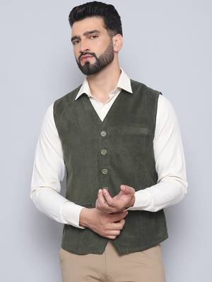 Waistcoat with welt pockets 2