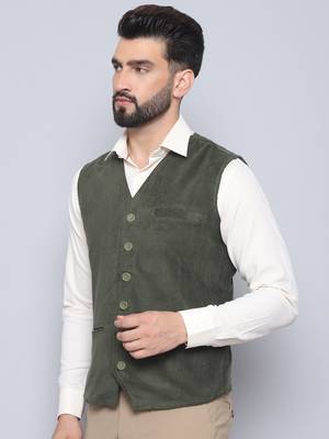 Waistcoat with welt pockets 4