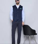 Waistcoat with welt pockets