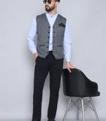 Waistcoat with welt pockets