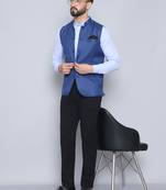 Nehru jacket with welt pockets
