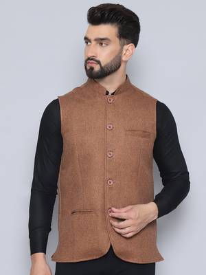 Nehru jacket with welt pockets 2