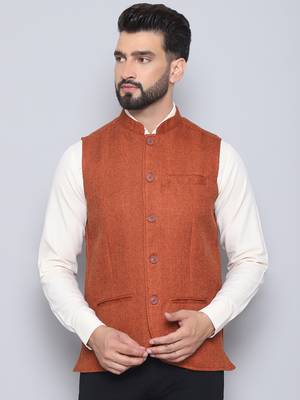 Nehru jacket with welt pockets 2