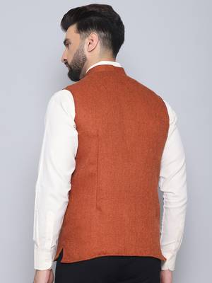 Nehru jacket with welt pockets 3