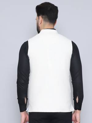 Nehru jacket with welt pockets 3