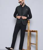 Nehru jacket with welt pockets