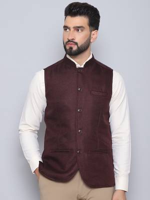 Nehru jacket with welt pockets 2