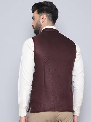 Nehru jacket with welt pockets 3