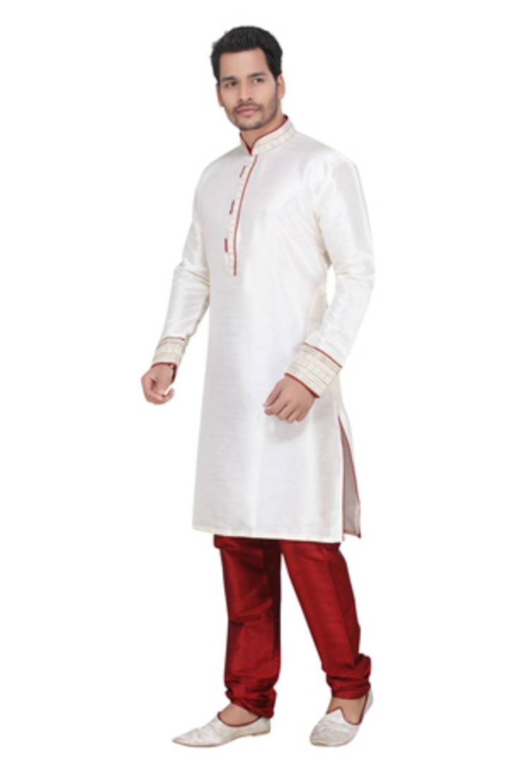 White Kurta Pyjama Sets