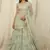 Olive Green Net Embroidered Lehenga Choli for Wedding