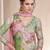 Baby pink muslin hand embelished work sharara suit