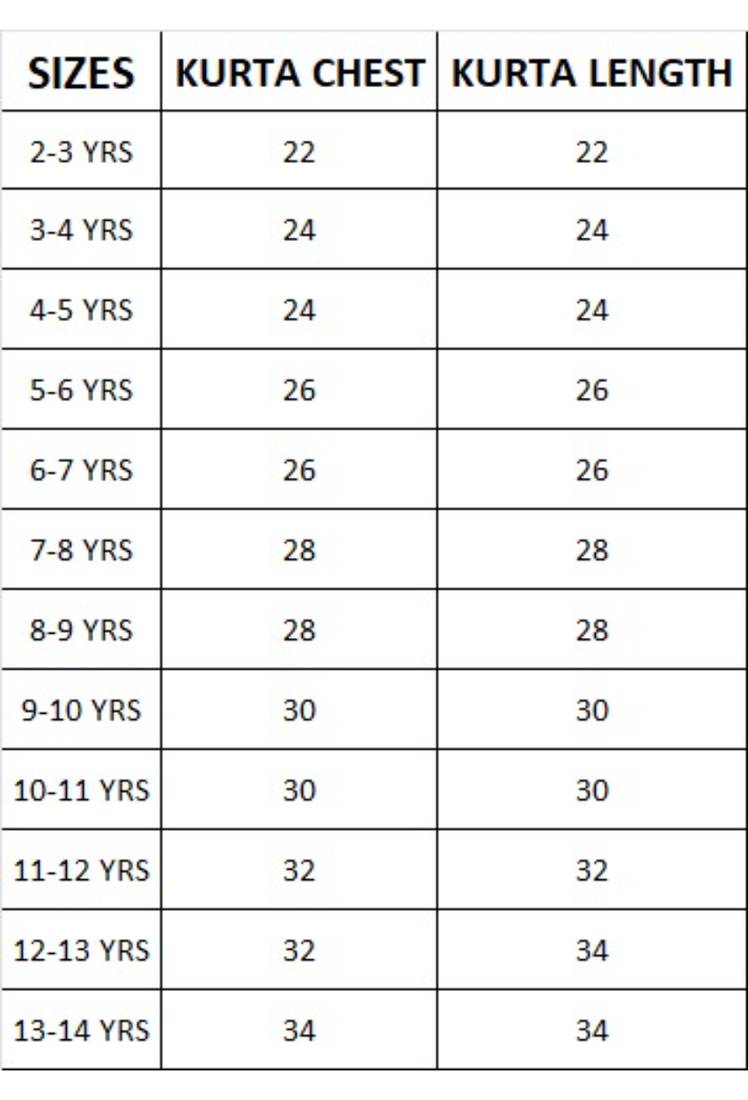 Boys Bagru Handblock Printed Full Sleeves Kurta With Paired With Black Cotton Pants