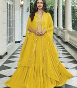 READYMADE 42 SIZE GEORGETTE LEHENGA CHOLI 