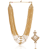   pearl beads dulha groom sherwani mala for   for wedding | exquisite groom mala | perfect for groom