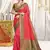Sangam prints pink silk woven work festival saree