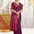 Sangam prints purple silk woven work festival saree