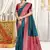 Sangam prints rama silk woven work festival saree