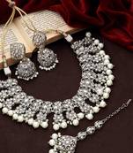 jewelry |reverse ad bridal jewelry |reverse ad oval shape necklace |traditional indian necklace
